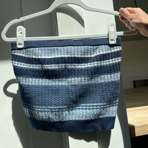 Aerie Knit Strapless Crop Top Size S